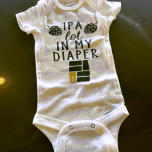 IPA lot in my Diaper Onesie